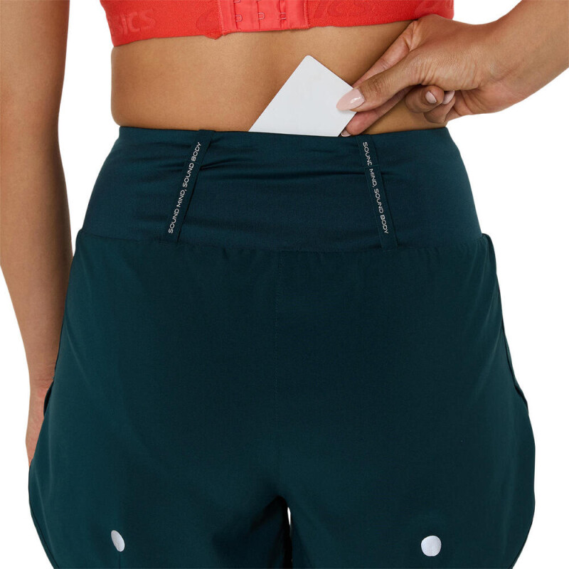 Short Running Road 3.5In Mujer Saxon Green