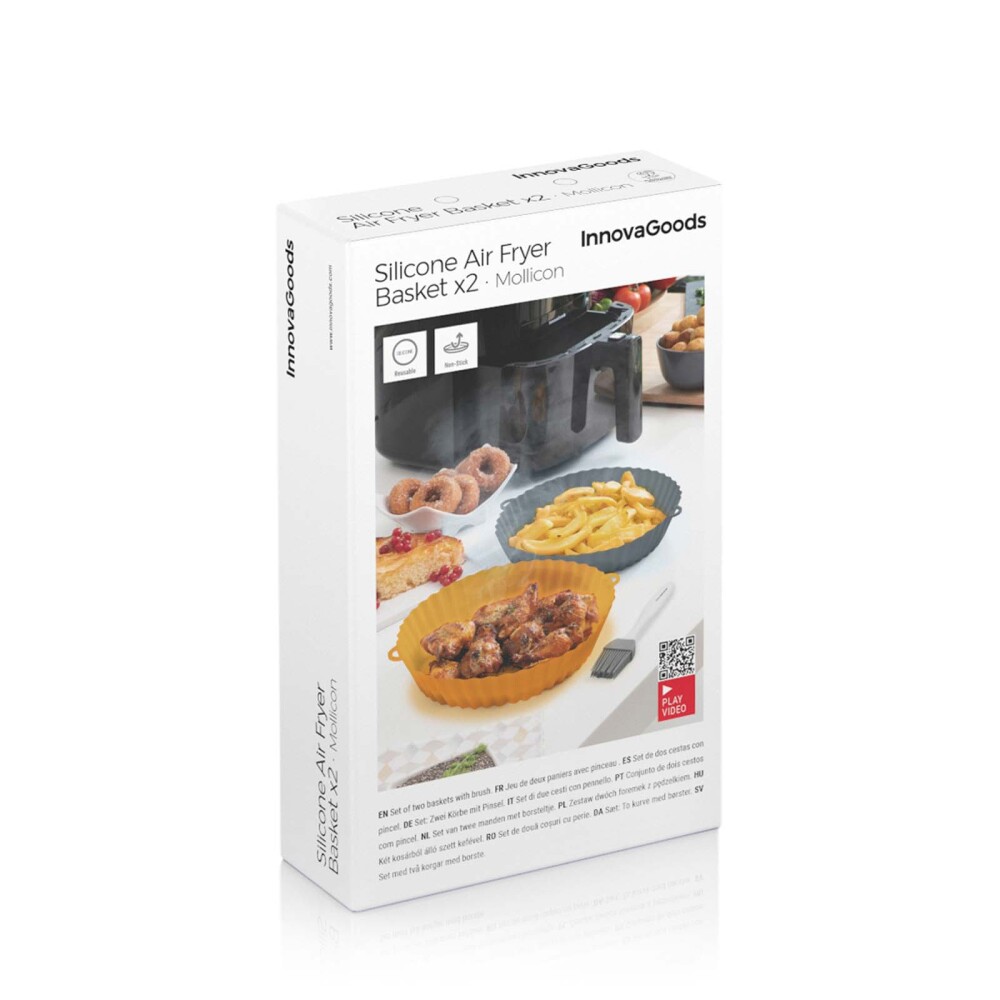 SET 2 ASADERAS SILICONA SILICONA-PP-Y-TPR GRIS V0103786