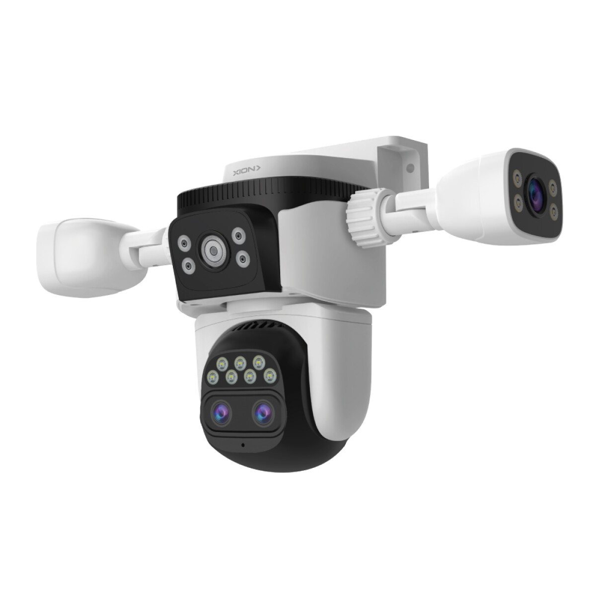 cámara de seguridad smart xion multi camaras 4 lentes 