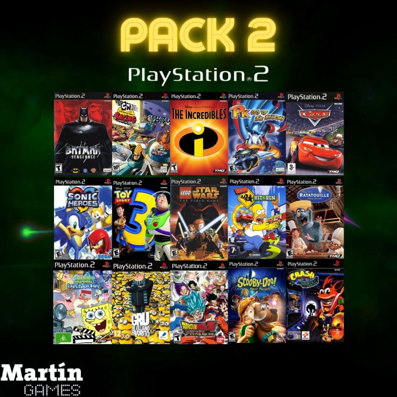 CONSOLA PS2 Playstation 2 DESTRABA USB CON +15 JUEGOS Pack 3 CONSOLA PS2 Playstation 2 DESTRABA USB CON +15 JUEGOS Pack 3