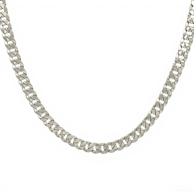 Cadena Cubana-Plata 925-Sin Piedra-CD3072 sinpiedra