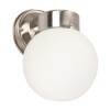 APLIQUE GLOBO 1L E27 NIQUEL SATINADO APLIQUE GLOBO 1L E27 NIQUEL SATINADO