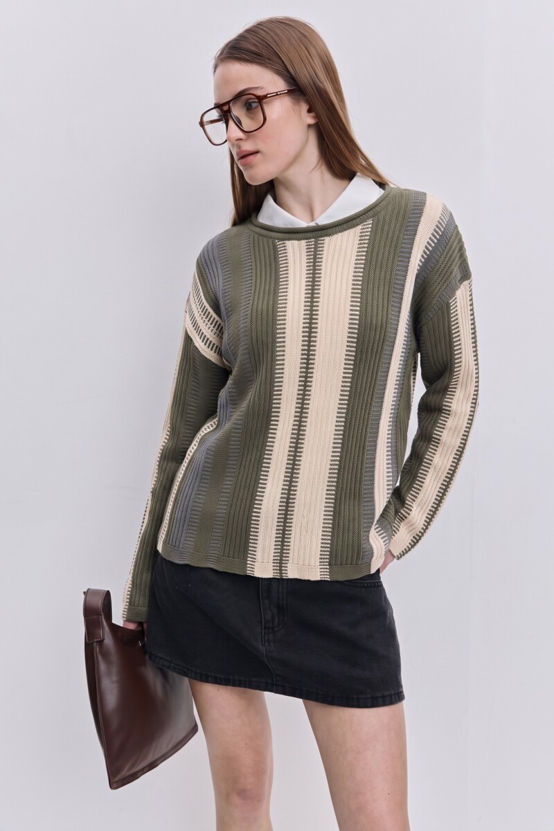 SWEATER SAOKO Verde Seco