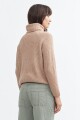 Sweater cuello rompeviento BEIGE