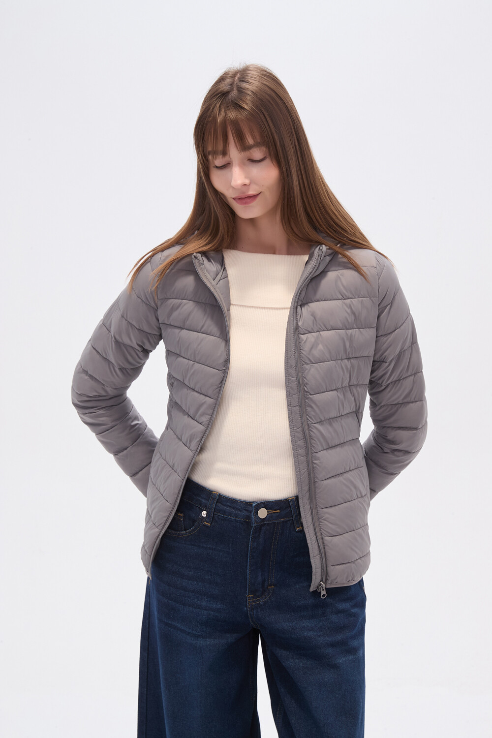 Campera Lennox Gris Medio