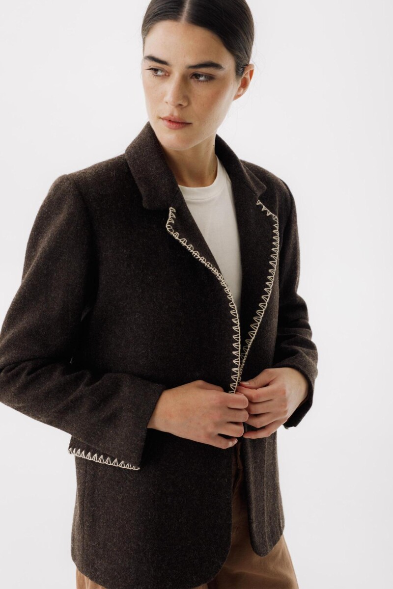 Blazer Cipra Bias Chocolate