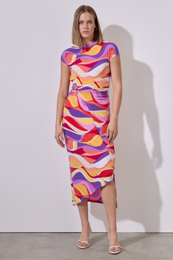 Vestido Swirl MULTI/VIOLETA