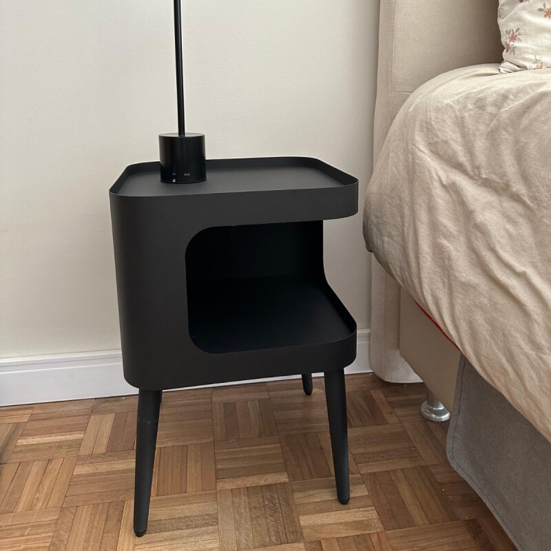 Mesa nórdica ZURI Negro