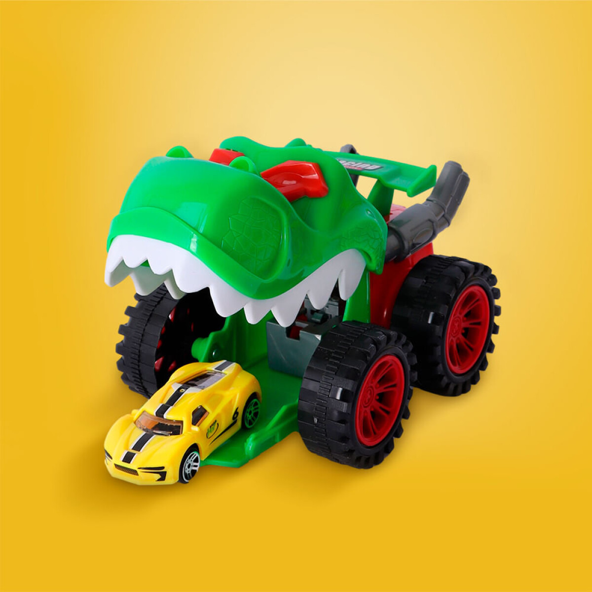 Auto con lanzador Dinosaurio 