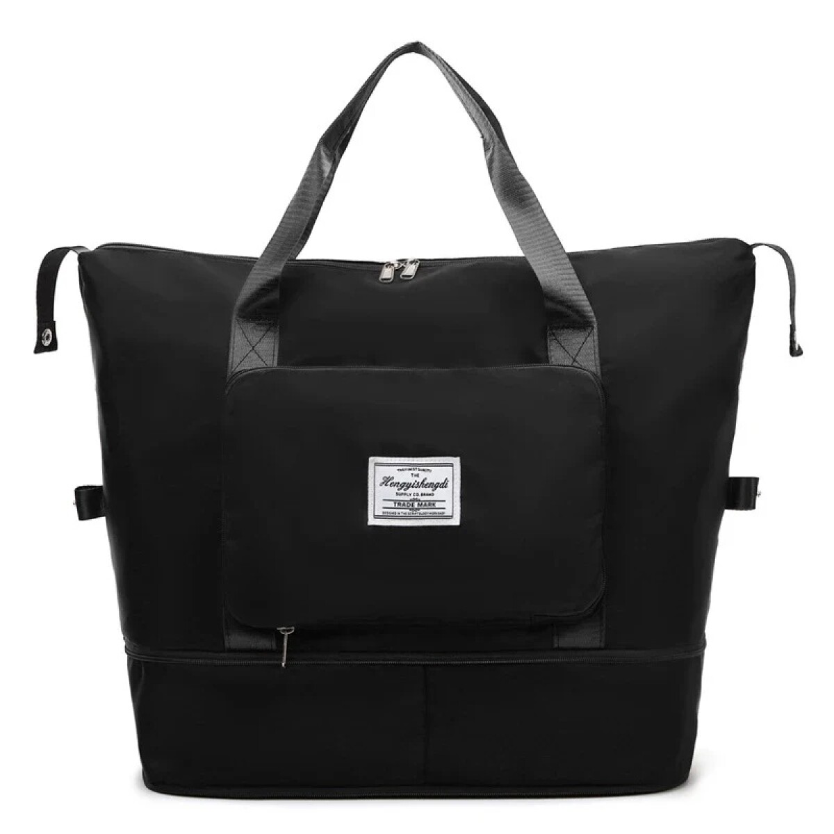 BOLSO PLEGABLE PARA VIAJES MULTIFUNCIÓN IMPERMEABLE\n - NEGRO 