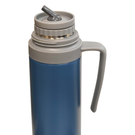 Combo Comet Acero Inox Termo 750Ml Manija Fija + Mate 160Ml Azul Petróleo