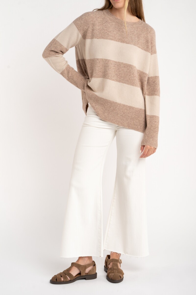 Sweater Rayado Mocha