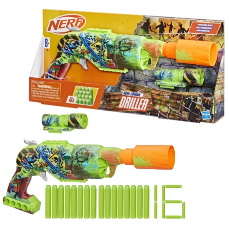 Pistola de Juguete Nerf Zombie Driller 001