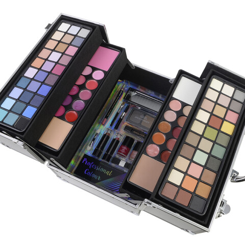 Valija de maquillaje The color workshop Professional colors 100 piezas