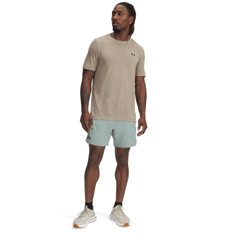 UA Vanish Woven 6in Shorts-GRN GRN-348