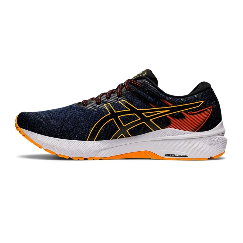 Asics Gt-2000 10 Azul Oscuro-amarillo