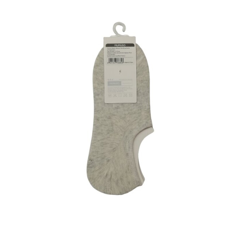 MEDIAS NO SHOW MUJER (2 PARES / GRIS) MEDIAS NO SHOW MUJER (2 PARES / GRIS)