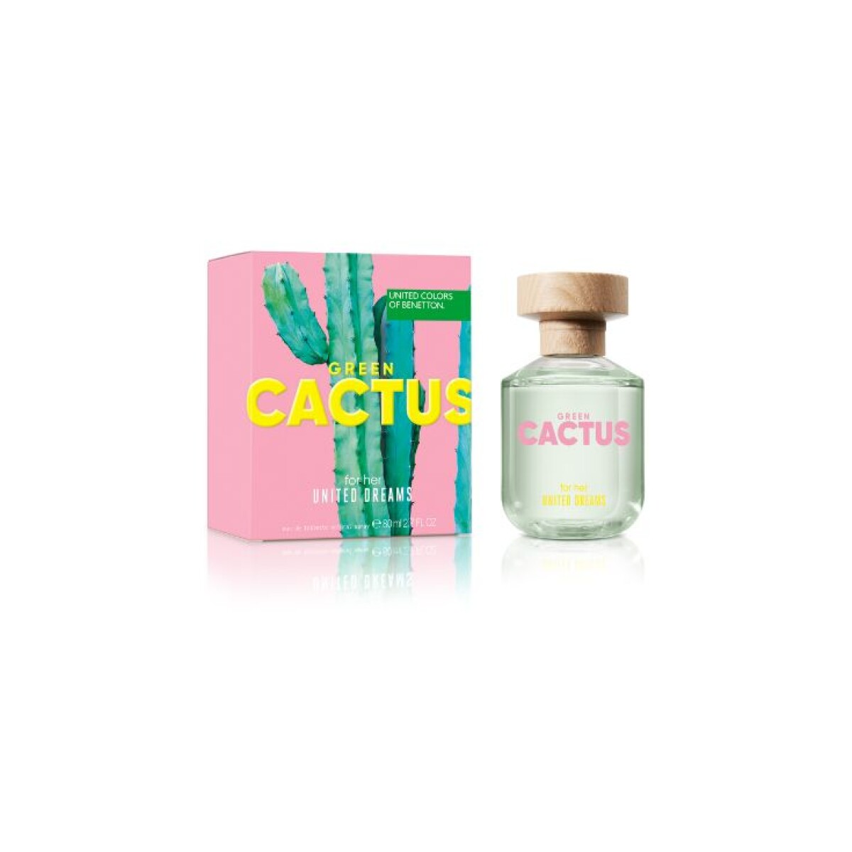 PERFUME BENETTON GREEN CACTUS FOR HER EDT 80ml 