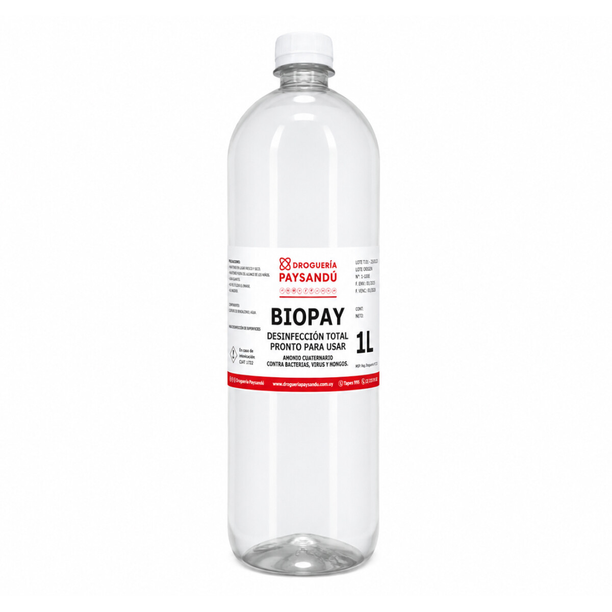 BIOPAY Desinfección Total Pronto Para Usar - 1 L 
