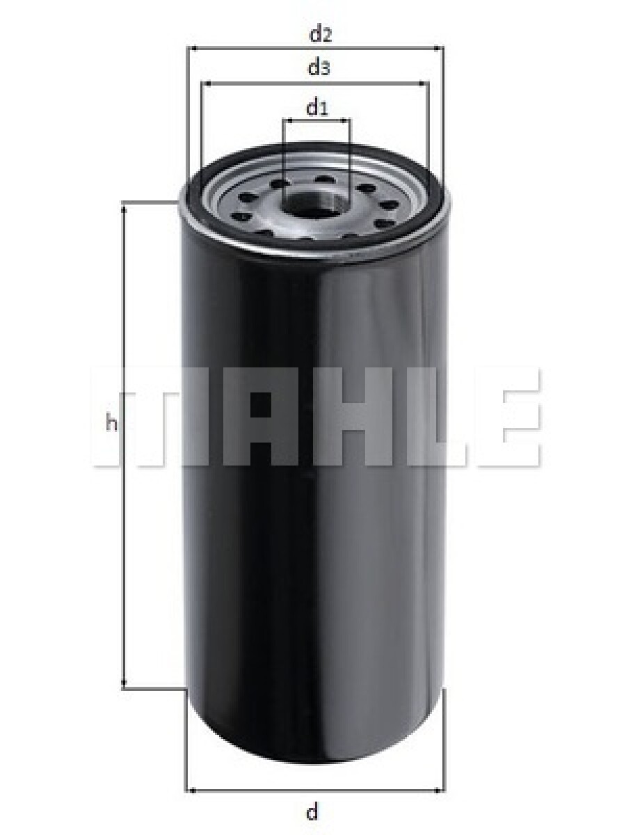 FILTRO ACEITE VOLVO CAMION NH 12 420 D12C 420 MAHLE 