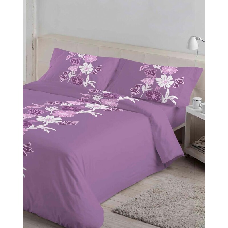 Juego de sábanas Cotton Flor 2 plazas Queen 245x265cm 565