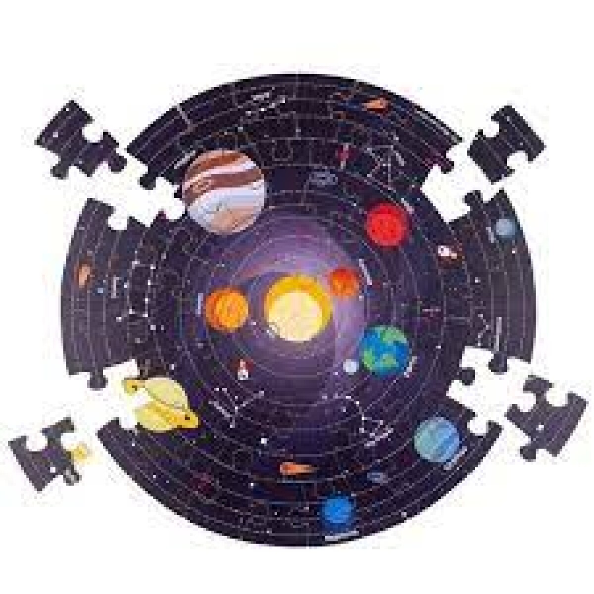 Puzzle Sistema solar madera 