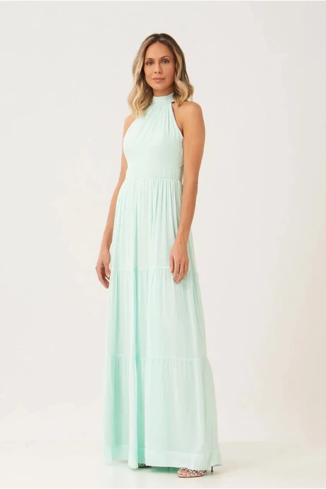 Vestido Cacau Verde Agua