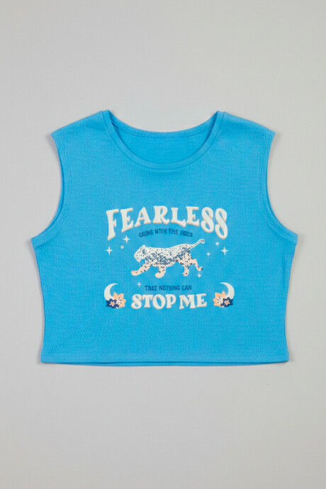 MUSCULOSA ALONA DIXIE Ceruleo