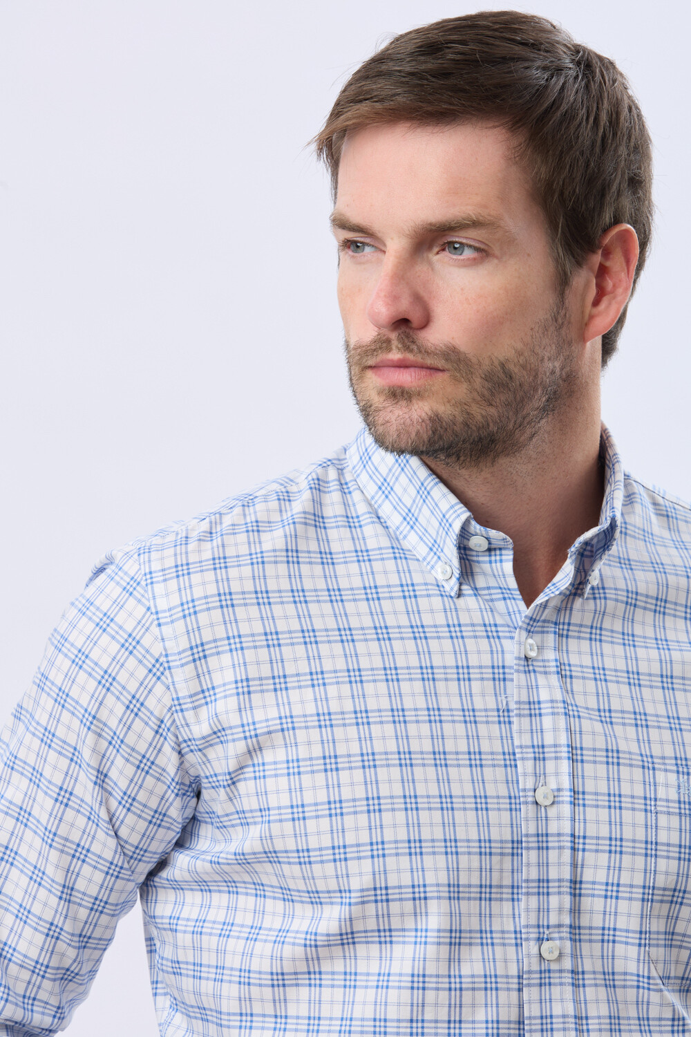 CAMISA CUADROS Azul