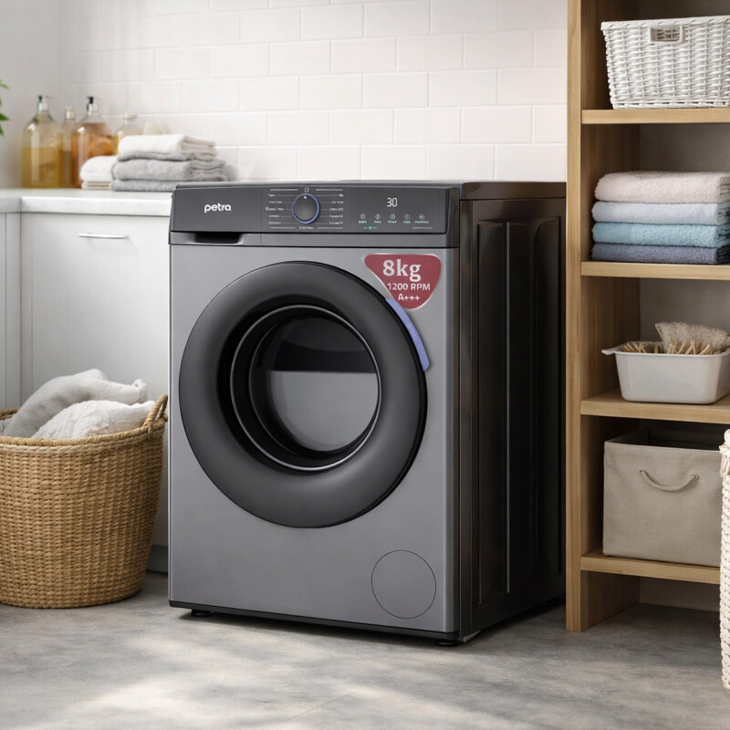 Lavarropas Petra 8kg Inverter Eficiencia A+++ Color Gris Lavarropas Petra 8kg Inverter Eficiencia A+++ Color Gris