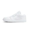 Championes Air Jordan 1 Bajo de Mujer Blanco