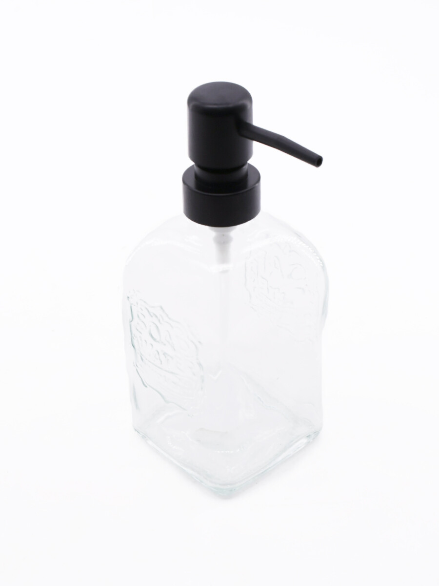 DISPENSADOR DE JABON DE VIDRIO OSLO - TRANSPARENTE 