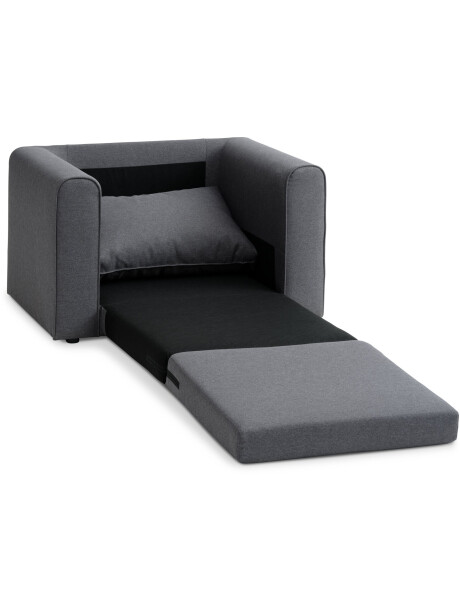 Sillón cama SKILLEBEKK 1 cuerpo tela gris osc Sillón cama SKILLEBEKK 1 cuerpo tela gris osc