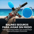 Pistola Hidrogel Ametralladora Luz Sonido Humo Recargable Color Rojo