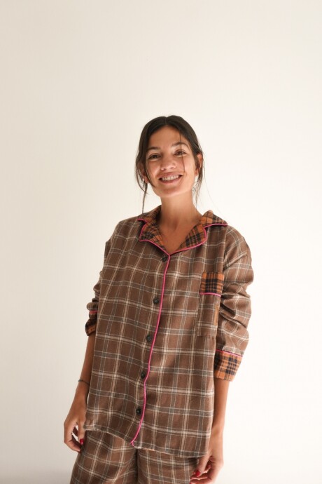 Sleepwalker Pijama Woman Chocolate / Camel