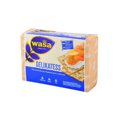 Galletas De Harina De Centeno Wasa Delikatess 270g Galletas De Harina De Centeno Wasa Delikatess 270g