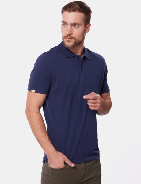 REMERA POLO JERSEY LISA Azul