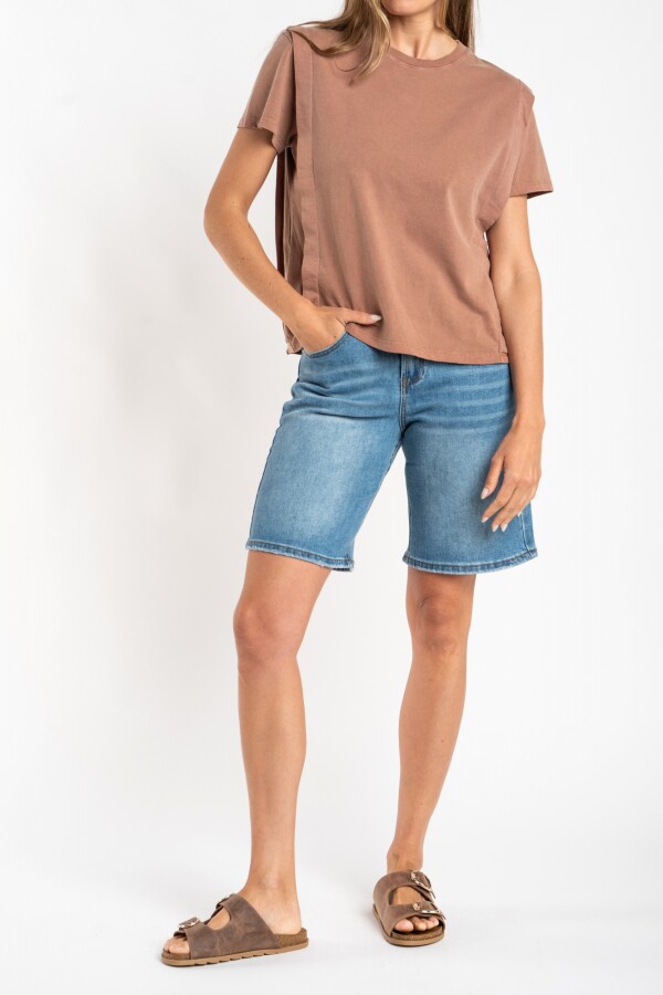 Remera Algodón Manga Corta Vison