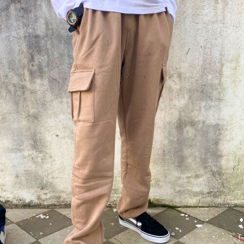Pantalon Cargo Ancho N+ Tostado