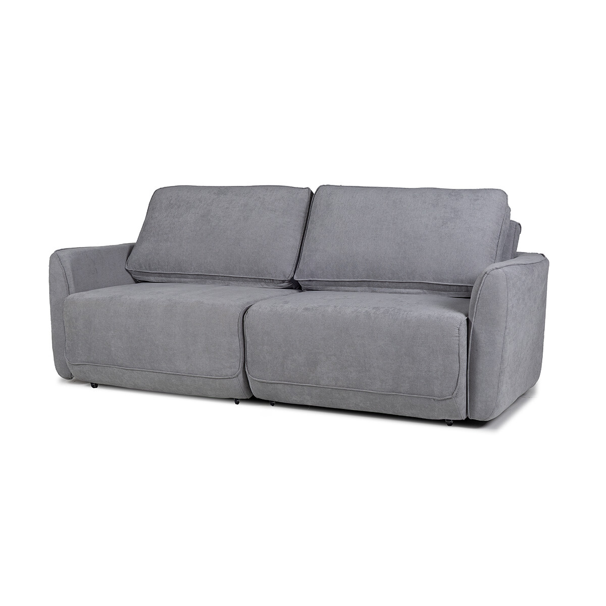 Sofá Cama Ravena - Tela Microfibra - 9250 (Grafito) 
