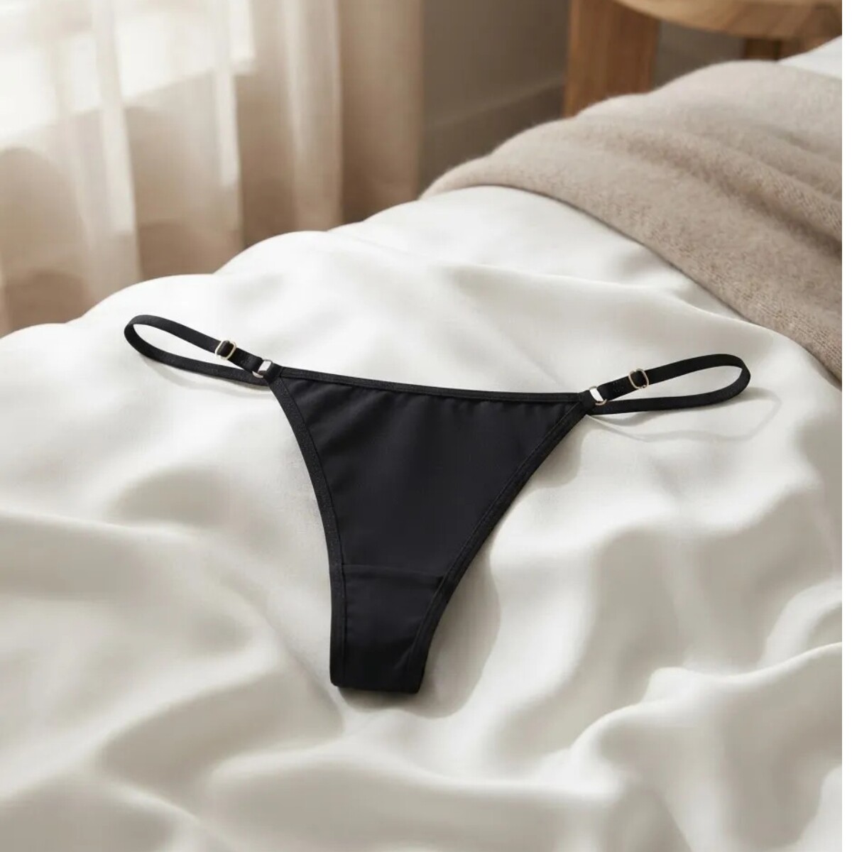 Micro Tanga Sexy - Negro 