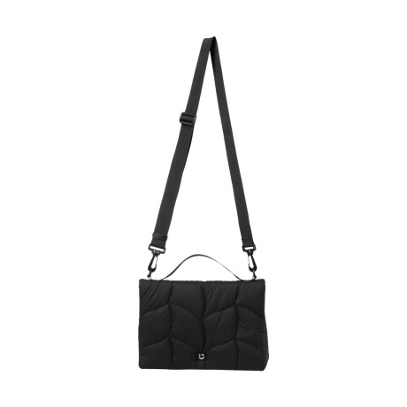 Cartera puffy negro