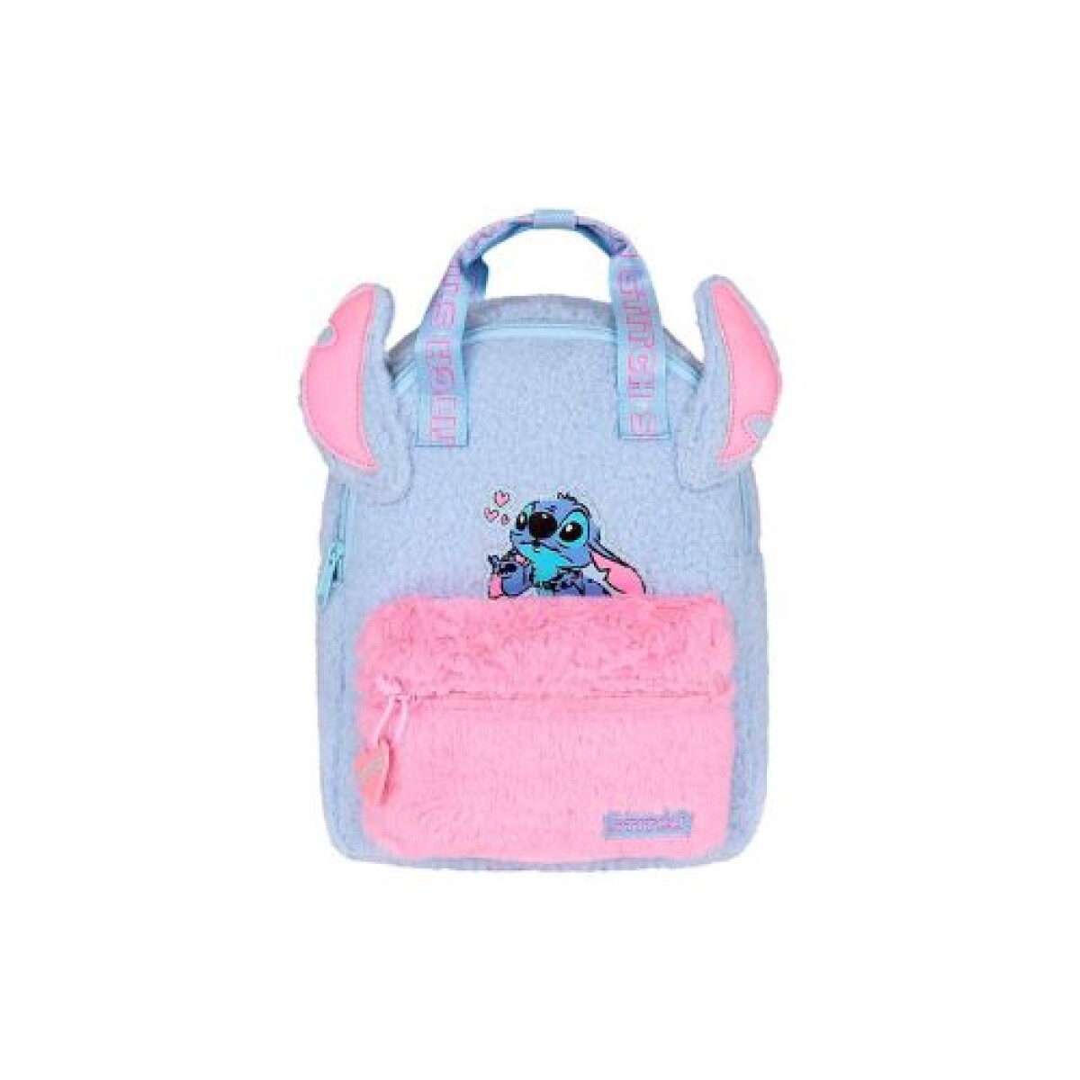 Mochilita Lilo y Stitch plush con bolsillo - Mochilita Lilo Y Stitch Plush Con Bolsillo 