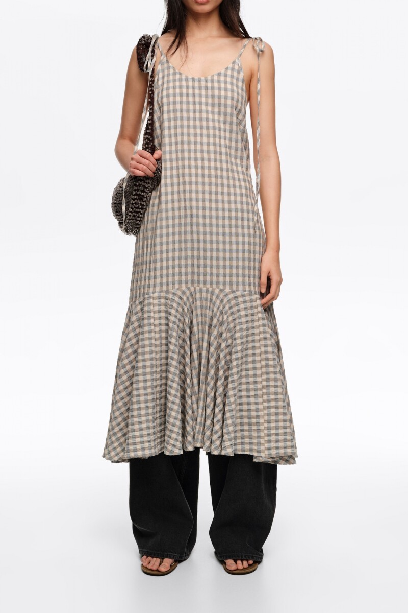 VESTIDO TIRANTES Azul