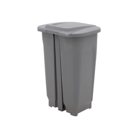 Basurero "T-FORCE" 50 Lt. en polipropileno gris -TRAMONTINA TD0450