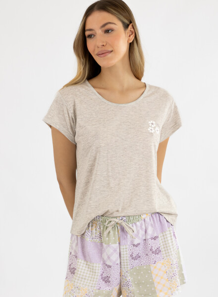 Pijama patch grey Gris