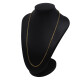 Cadena forcet en oro 18k amarillo. Largo 48 cm Cadena forcet en oro 18k amarillo. Largo 48 cm