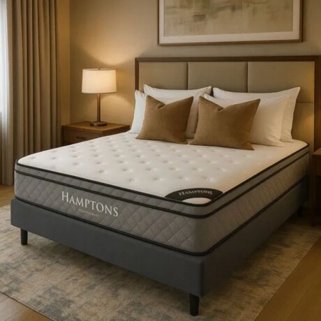 Sommier Queen Hamptons Hybrid Ruthenium Gris