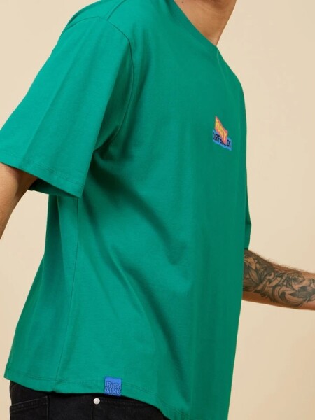 T-SHIRT RUSTY TADAL VERDE