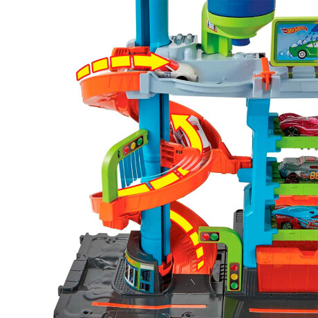 Pista Hot Wheels City Mega Torre De Lavado Autitos Pista Hot Wheels City Mega Torre De Lavado Autitos